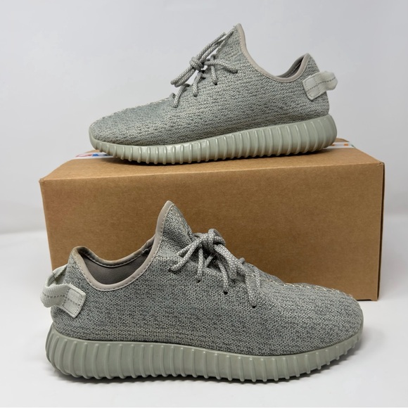 adidas gazelle silver green womens Adidas YEEZY Boost 350 Moonrock Grey Low-top Sneakers – Boutique LUC.S main image 0